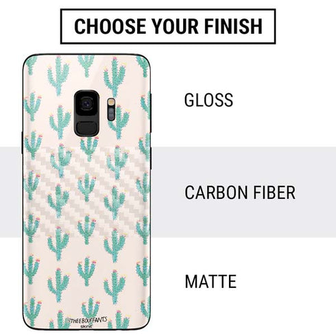Bouffants and Broken Hearts Cacti 3 Galaxy S9 Skin